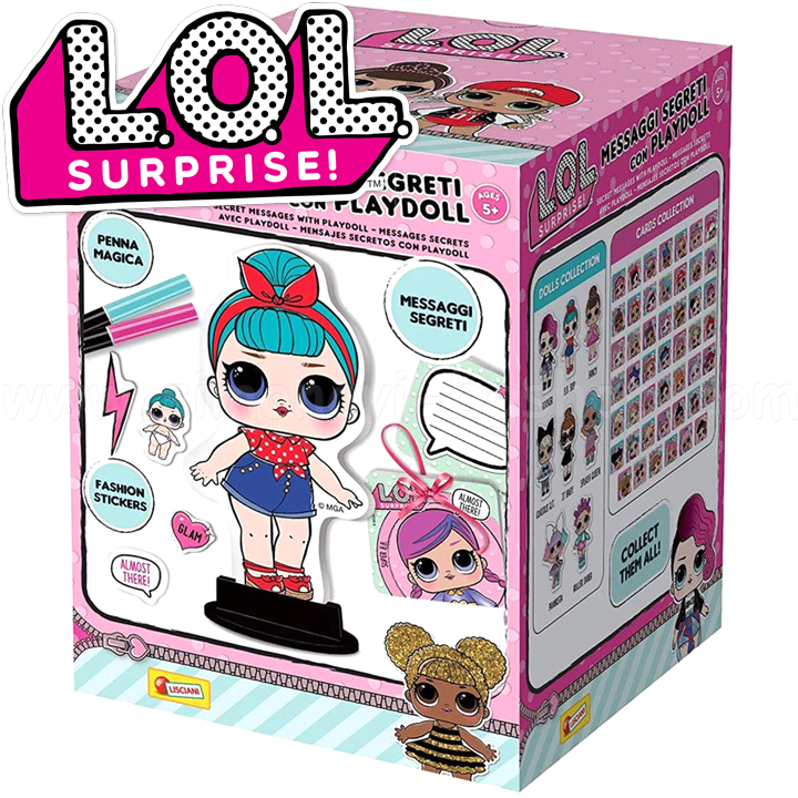 L.O.L. Surprise Комплект тайни писма с картонена кукличка 69460 Аспртимент L.O.L. Surprise Комплект тайни писма с картонена кукличка 69460 Аспртимент
