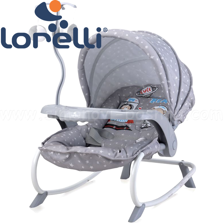 *2020 Lorelli Шезлонг Dream Time Green Grey Astronaut *2020 Lorelli Шезлонг Dream Time Green Grey Astronaut