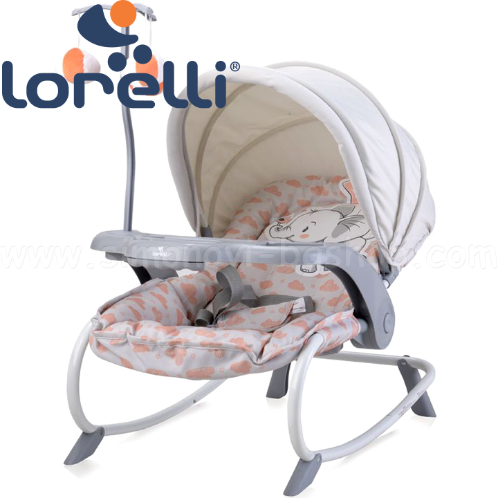 *2020 Lorelli Шезлонг Dream Time Green Grey Elephant *2020 Lorelli Шезлонг Dream Time Green Grey Elephant