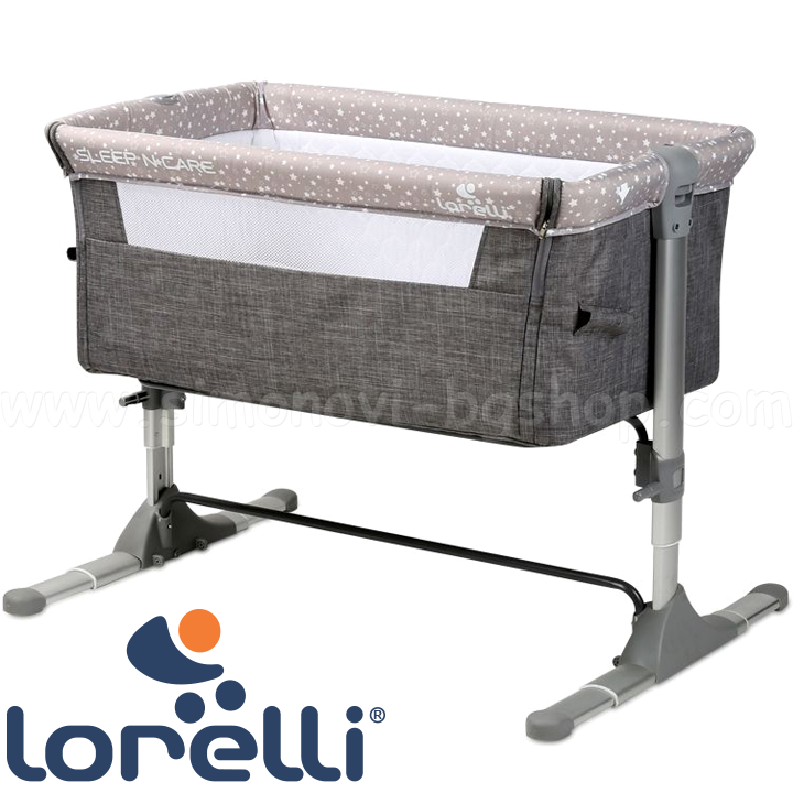 *2020 Lorelli Premium Кошара кошче Sleep'n Care Grey Elephant *2020 Lorelli Premium Кошара кошче Sleep'n Care Grey Elephant