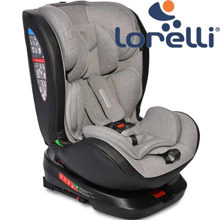 Lorelli Premium    NEBULA I-SIZE 360 ISOFIX (40-150 ) GREY