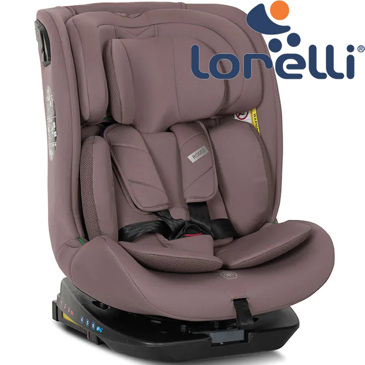 Lorelli Premium    RODEO I-SIZE 360 ISOFIX (40-150 ) DARK PINK
