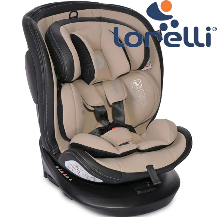Lorelli Premium    AVIATOR I-SIZE 360 ISOFIX (40-150 ) BEIGE