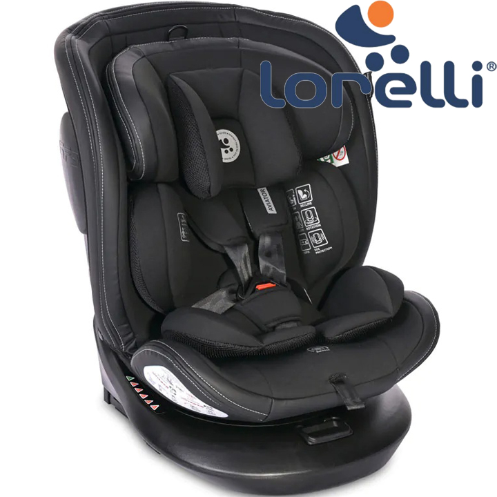 Lorelli Premium    AVIATOR I-SIZE 360 ISOFIX (40-150 ) BLACK JASPER