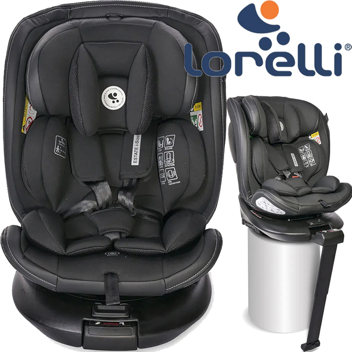 Lorelli Premium    ESTATE I-SIZE 360 ISOFIX (40-150 ) BLACK JASPER