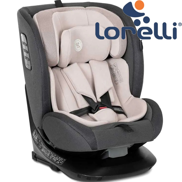 Lorelli Premium    MONZA I-SIZE 360 ISOFIX (40-150 ) BEIGE