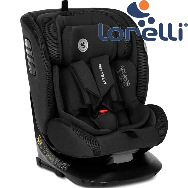 Lorelli Premium    MONZA I-SIZE 360 ISOFIX (40-150 ) BLACK