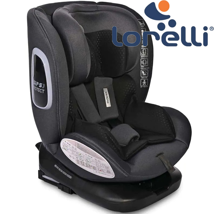 Lorelli Premium    PHOENIX I-SIZE 360 ISOFIX (40-150 ) BLACK JASPER