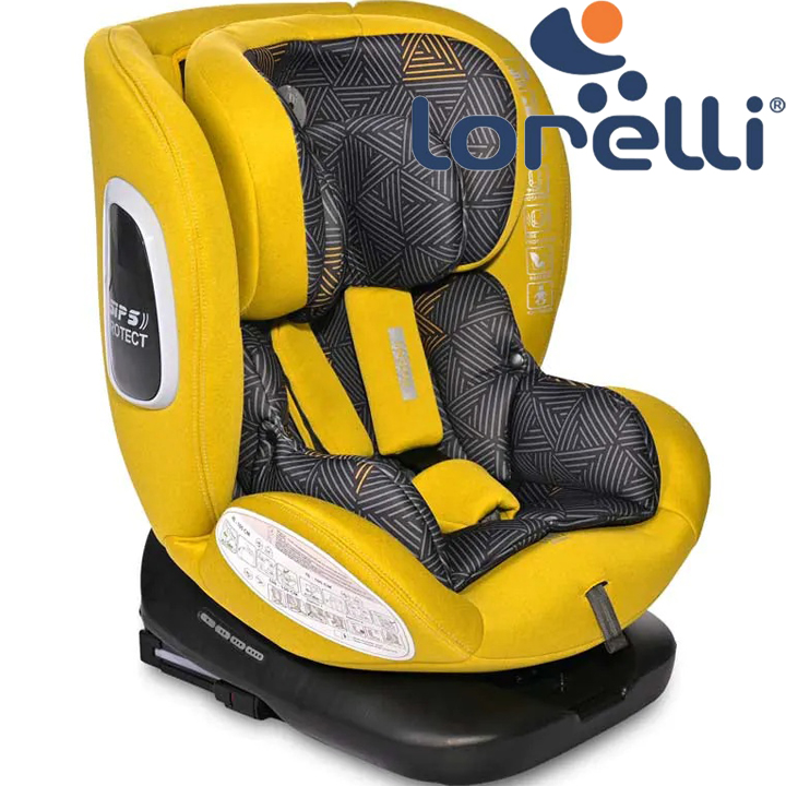 Lorelli Premium    PHOENIX I-SIZE 360 ISOFIX (40-150 ) LEMON CURRY