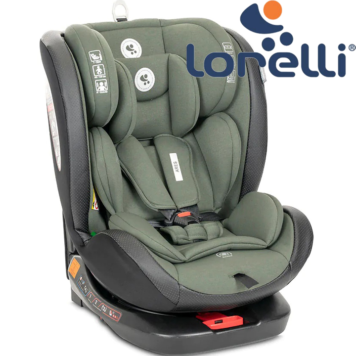 Lorelli Classic    ARES I-SIZE 360 ISOFIX (40-150 ) GREEN