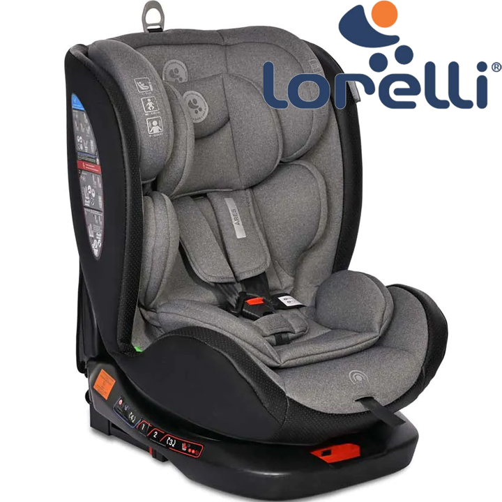 Lorelli Classic    ARES I-SIZE 360 ISOFIX (40-150 ) GREY