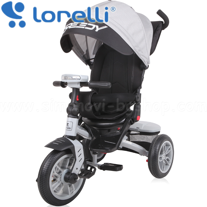 Lorelli Детска триколка с родителски контрол Speedy Grey 10050430001 Lorelli Детска триколка с родителски контрол Speedy Grey 10050430001