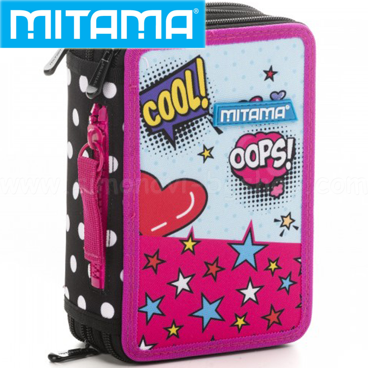 Mitama Пълен несесер с три ципа Pop Art 63263 Mitama Пълен несесер с три ципа Pop Art 63263