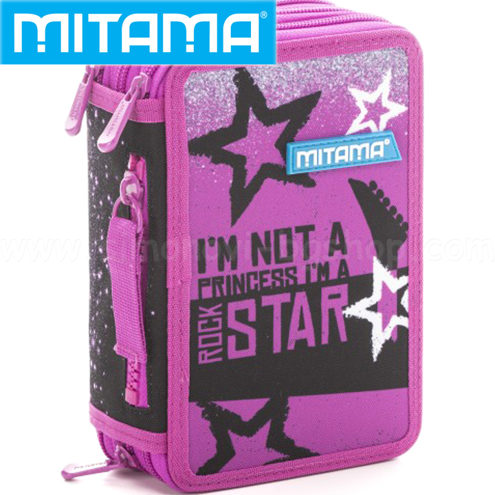 Mitama Пълен несесер с три ципа Rockstar 63262 Mitama Пълен несесер с три ципа Rockstar 63262