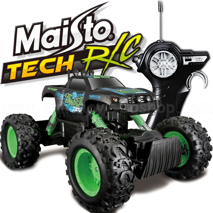 *Maisto Tech  Rock Crawler   SlimeBall Energy Black