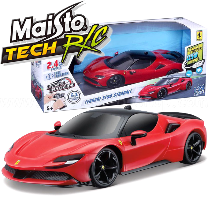 * Maisto Tech Ferrari SF90 Stradale R/C  1:24    8233