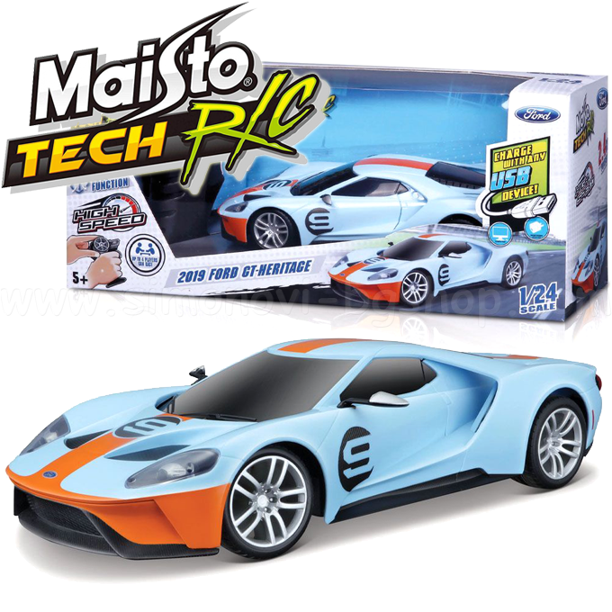 * Maisto Tech Ford GT Heritage R/C  1:24    82335