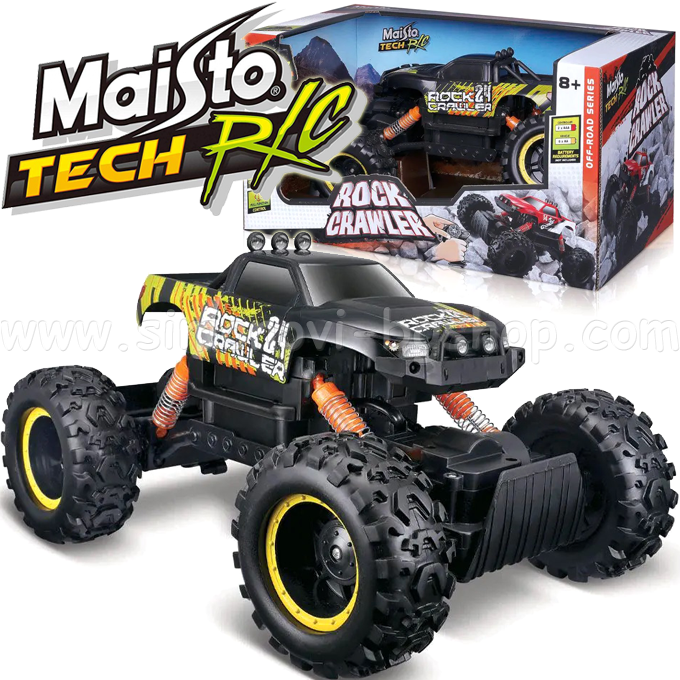 * Maisto Tech  Rock Crawler 4x4   Black82746