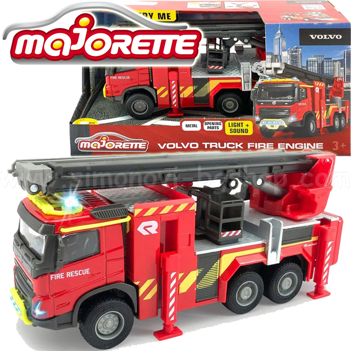 Majorette   Volvo Truck Fire Engine213713000038