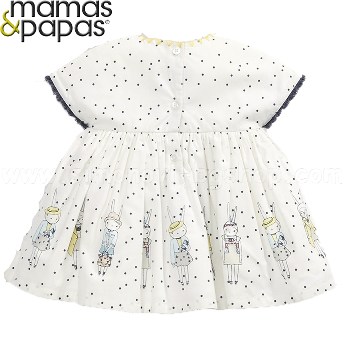 Mamas & Papas Fifi Lapin Бебешка рокля с къс ръкав S16NB00 Mamas & Papas Fifi Lapin Бебешка рокля с къс ръкав S16NB00