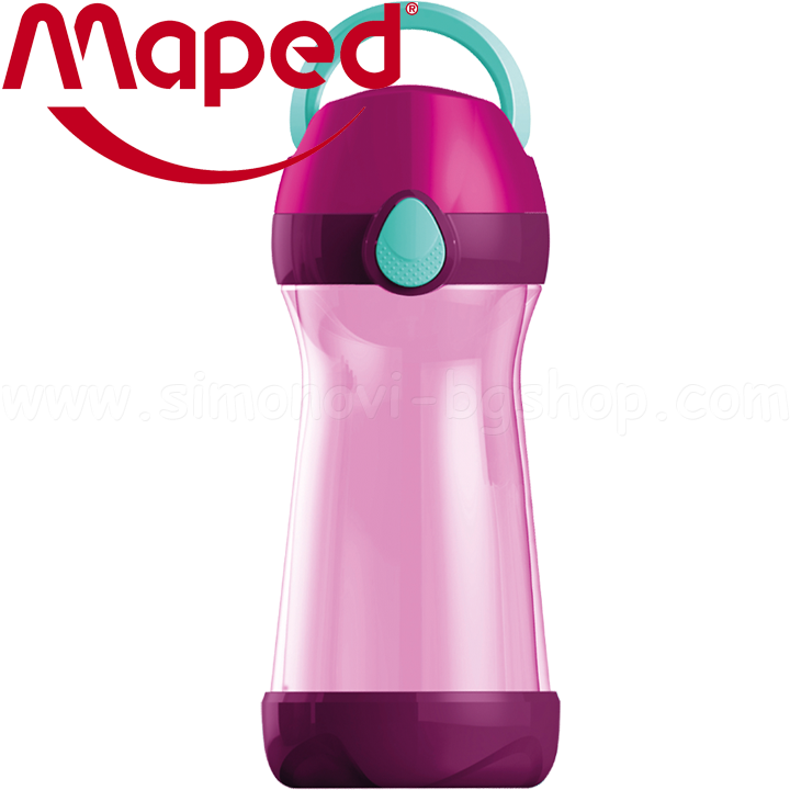 Maped Water Bottle 430ml. Picnik Concept Pink