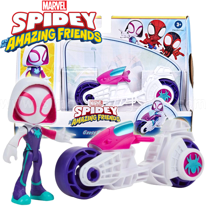 * Hasbro Marvel Spidey Amazing Friends   -  Ghost-Spide