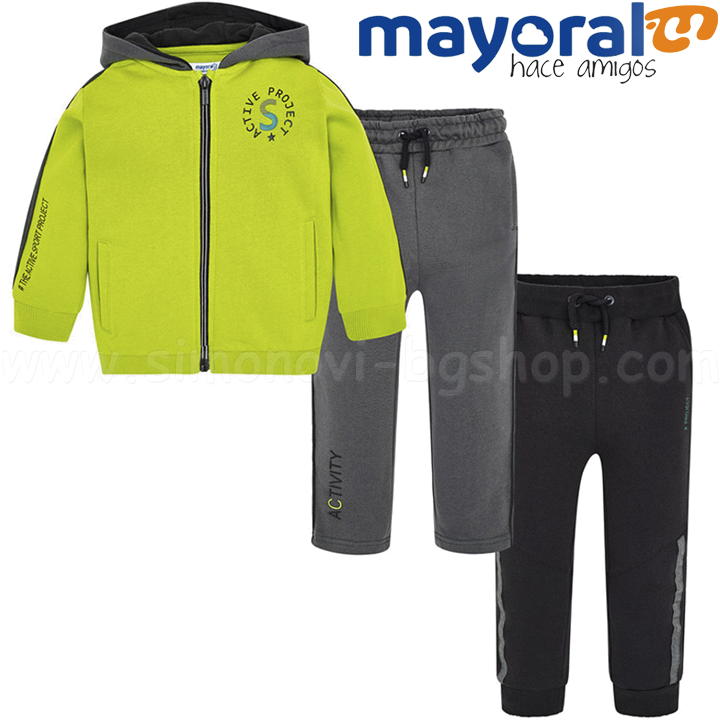 Mayoral Boys Детски анцуг 3 части 18-04812-074 (3-9г Mayoral Boys Детски анцуг 3 части 18-04812-074 (3-9г