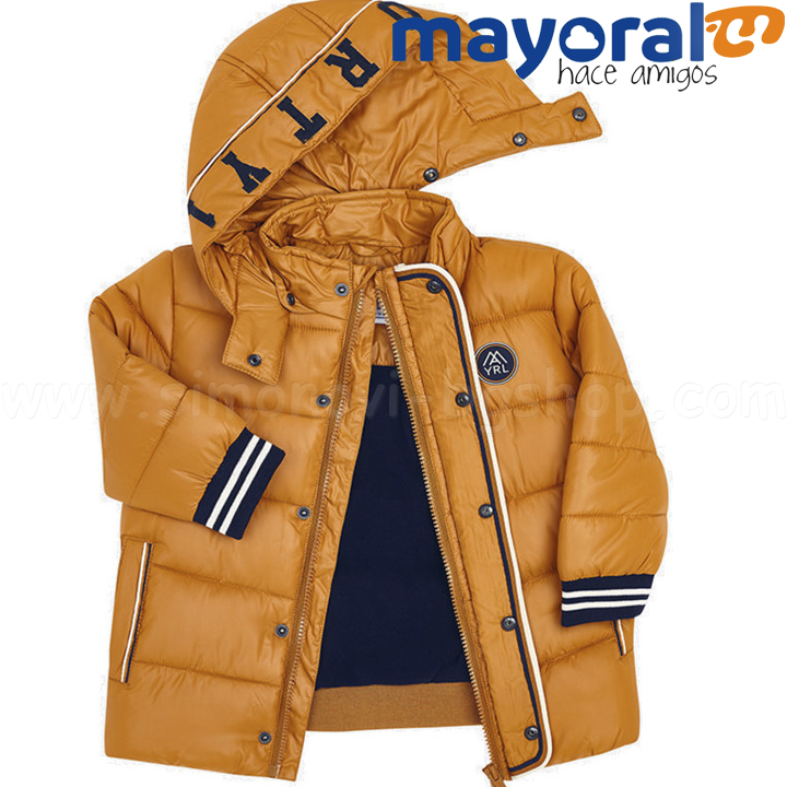 Mayoral Boys Зимно ватирано яке с качулка 18-04406-051 (3г-9г) Mayoral Boys Зимно ватирано яке с качулка 18-04406-051 (3г-9г)
