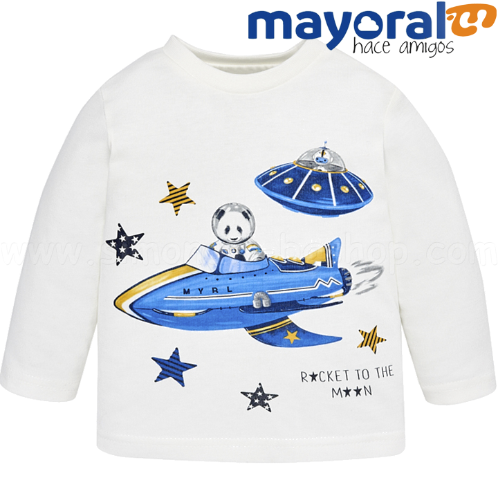 Mayoral Boys Бебешка блуза с дълъг ръкав 18-02014-068 (6-12m) Mayoral Boys Бебешка блуза с дълъг ръкав 18-02014-068 (6-12m)
