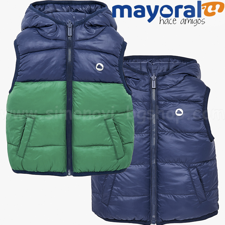 Mayoral Boys Бебешка грейка с две лица Green 02460-032 Mayoral Boys Бебешка грейка с две лица Green 02460-032