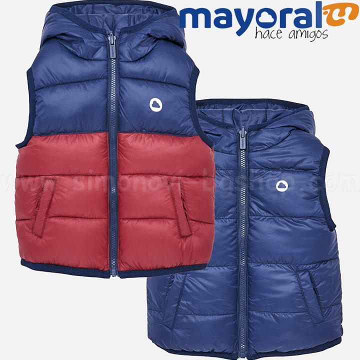 Mayoral Boys Бебешка грейка с две лица Red 02460-030 Mayoral Boys Бебешка грейка с две лица Red 02460-030