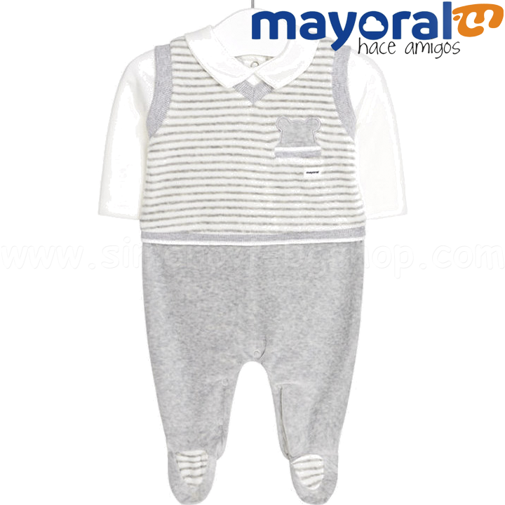 Mayoral Boys Бебешки гащеризон 18-02602-034 (0-6м) Mayoral Boys Бебешки гащеризон 18-02602-034 (0-6м)