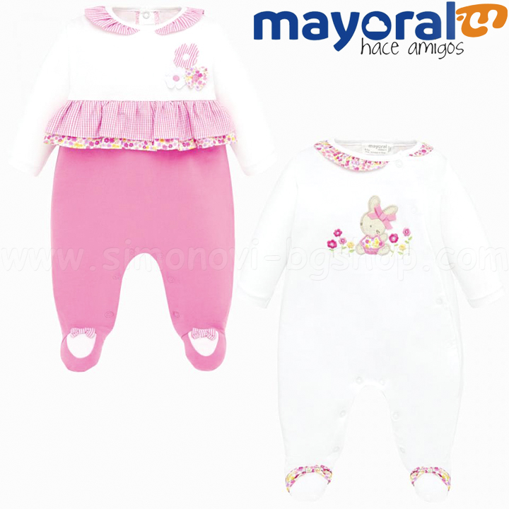 Mayoral Girls Бебешки гащеризон 2бр. 01760-094 Mayoral Girls Бебешки гащеризон 2бр. 01760-094