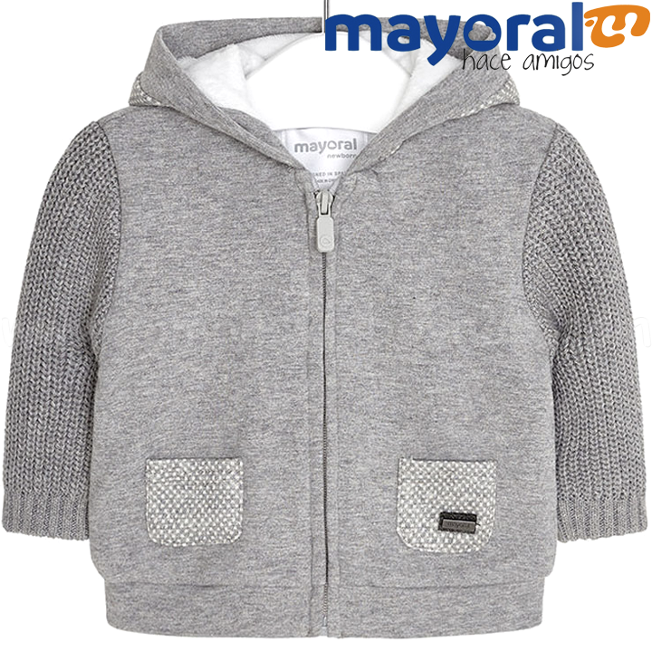 Mayoral Boys Ватиран суитчър с качулка 18-02452-082 (0-12м) Mayoral Boys Ватиран суитчър с качулка 18-02452-082 (0-12м)