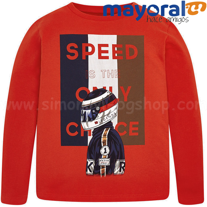 Mayoral Boys Блуза с дълъг ръкав Speed 18-07038-091 (10-18г) Mayoral Boys Блуза с дълъг ръкав Speed 18-07038-091 (10-18г)