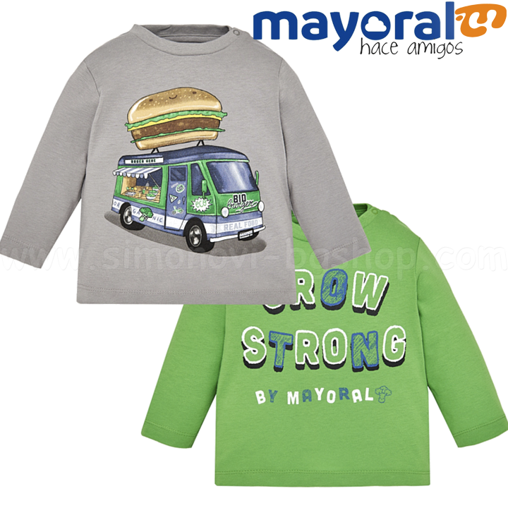 Mayoral Boys Детска блуза с дълъг ръкав 2бр. 18-02026-086 (9-36м) Mayoral Boys Детска блуза с дълъг ръкав 2бр. 18-02026-086 (9-36м)