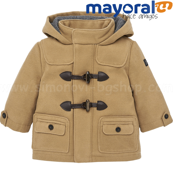 Mayoral Boys Детско подплатено палто с качулка 18-02484-084 (9м-3г) Mayoral Boys Детско подплатено палто с качулка 18-02484-084 (9м-3г)