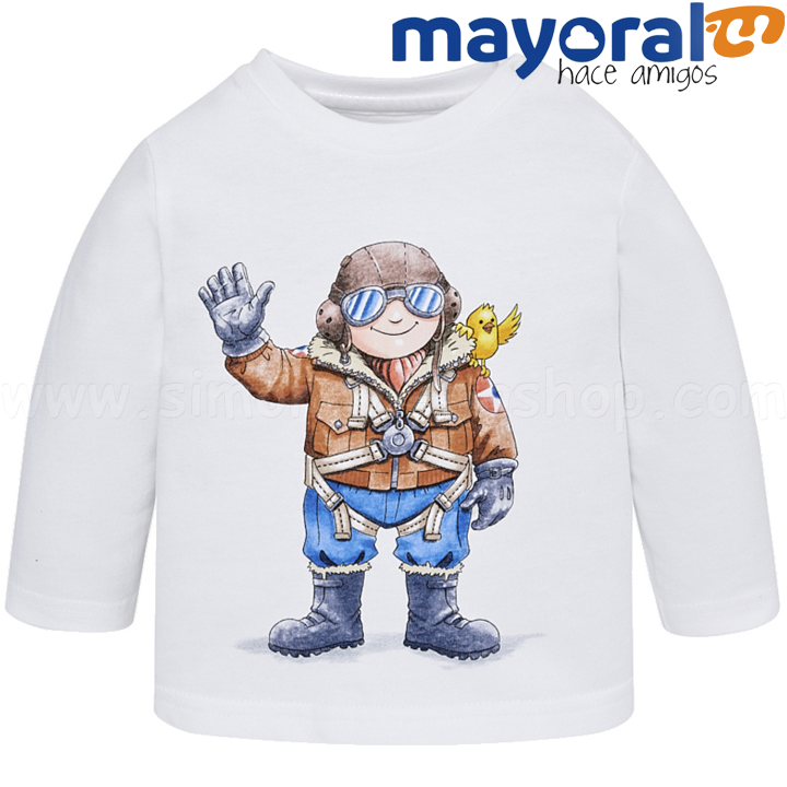 Mayoral Boys Детска блуза с дълъг ръкав 18-02034-061 (9-36м) Mayoral Boys Детска блуза с дълъг ръкав 18-02034-061 (9-36м)