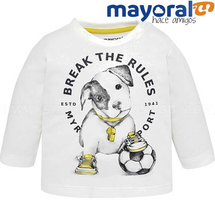 Mayoral Boys Детска блуза с дълъг ръкав Dog 18-02040-059 (6-12м) Mayoral Boys Детска блуза с дълъг ръкав Dog 18-02040-059 (6-12м)