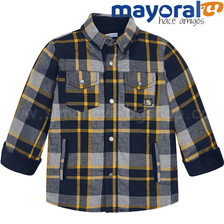 Mayoral Boys Детска риза с дълъг ръкав 18-04136-020 (3-9г) Mayoral Boys Детска риза с дълъг ръкав 18-04136-020 (3-9г)