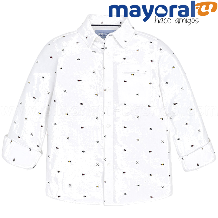 Mayoral Boys Детска риза с дълъг ръкав 18-04140-085 (3-9г) Mayoral Boys Детска риза с дълъг ръкав 18-04140-085 (3-9г)
