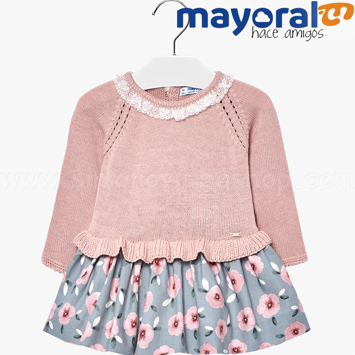 Mayoral Girls Детска рокля плетиво 18-02922-088 Mayoral Girls Детска рокля плетиво 18-02922-088