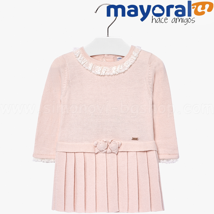 Mayoral Girls Детска рокля в розово 18-02930-010 Mayoral Girls Детска рокля в розово 18-02930-010
