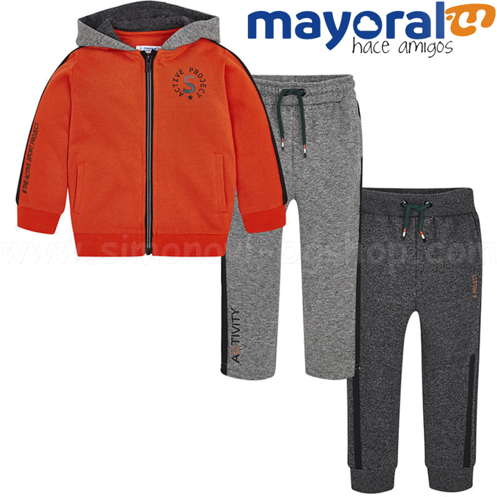 Mayoral Boys Детски анцуг 3 части 18-04812-071 (3-5г Mayoral Boys Детски анцуг 3 части 18-04812-071 (3-5г