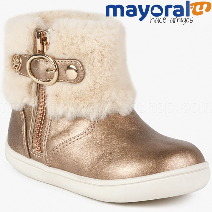 Mayoral Girls Детски боти с пухче 18-42832-038 Mayoral Girls Детски боти с пухче 18-42832-038