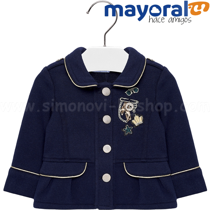 Mayoral Girls Детско елегантно палто 18-02470-047 (9-36м) Mayoral Girls Детско елегантно палто 18-02470-047 (9-36м)