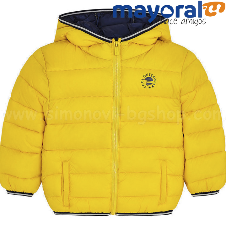 Mayoral Boys Зимно ватирано яке с качулка Yellow 18-04404-026 (3г-9г) Mayoral Boys Зимно ватирано яке с качулка Yellow 18-04404-026 (3г-9г)