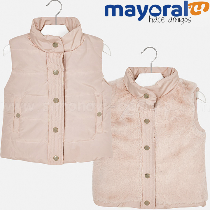 Mayoral Girls Детски елек с две лица 04470-045 Mayoral Girls Детски елек с две лица 04470-045