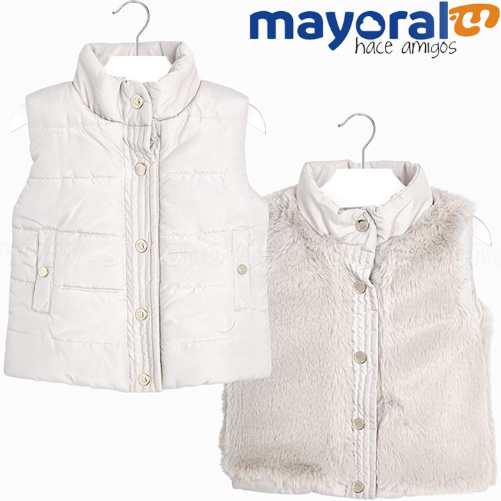 Mayoral Girls Детски елек с две лица 04470-041 Mayoral Girls Детски елек с две лица 04470-041