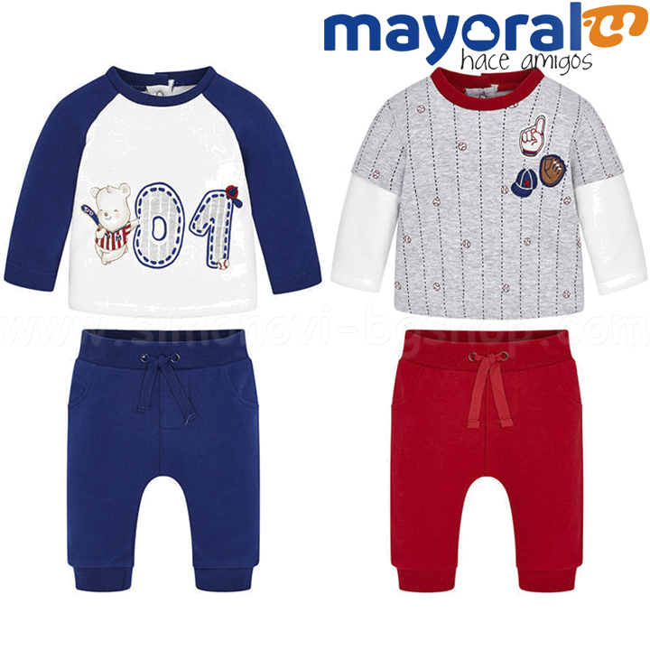 Mayoral Boys Комплект от четири части за момче 18-02624-079 (0-12м) Mayoral Boys Комплект от четири части за момче 18-02624-079 (0-12м)